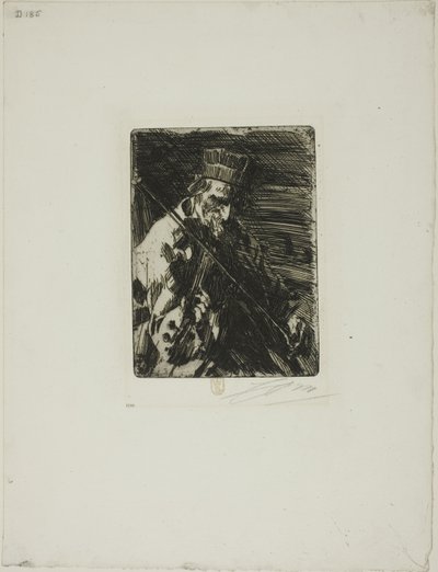 Dorfgeiger von Anders Leonard Zorn