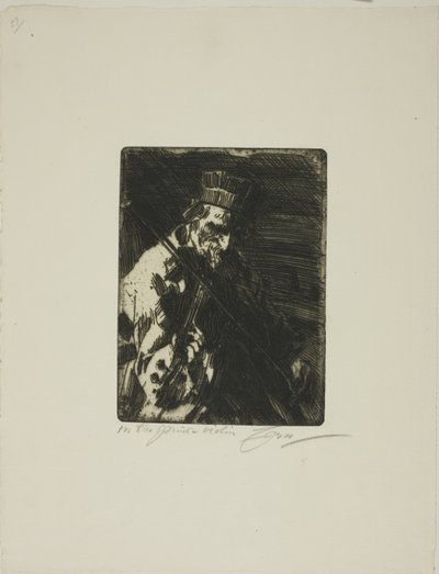 Dorfgeiger von Anders Leonard Zorn