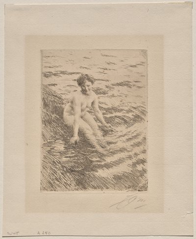 Nass von Anders Leonard Zorn