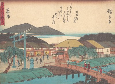 Fujisawa von Ando Hiroshige