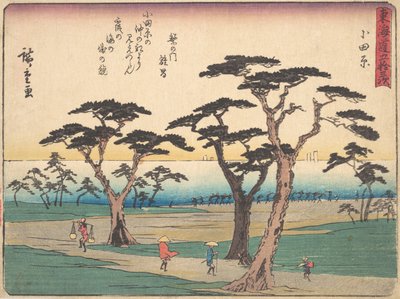 Odawara, ca. 1838 von Ando Hiroshige