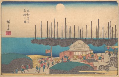 Takanawa no Zu, ca. 1841 von Ando Hiroshige