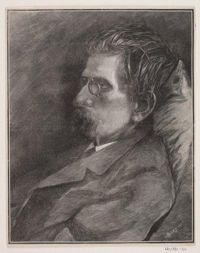 Porträt von J.P. Jacobsen von André Bork