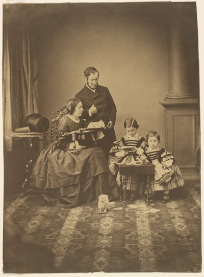 [Familienporträt] von Andre Adolphe Eugene Disderi