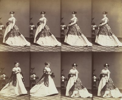 Louise Abigdon, 1866 von Andre Adolphe Eugene Disderi