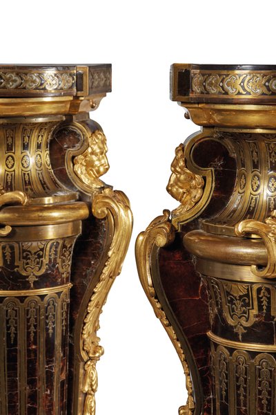 Paar Louis XIV Sockel von Andre Charles Boulle