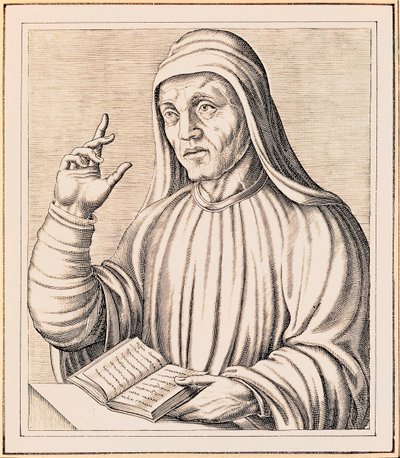 Porträt von Alkuin von Andre Thevet