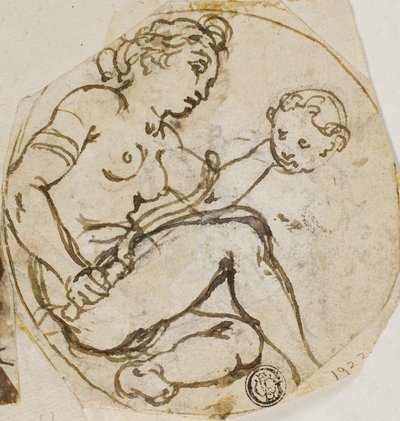 Venus und Amor von Andrea Lilio