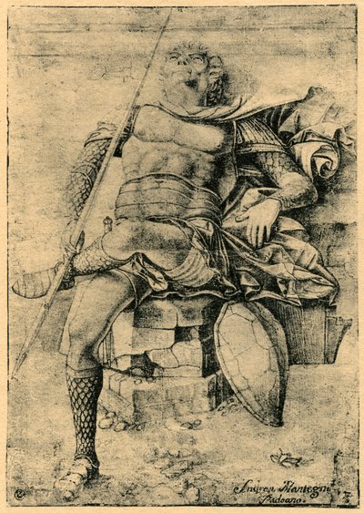 Ein schlafender Soldat, 1913 von Andrea Mantegna