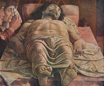 Beweinung Christi, 1470-1474, 1930 von Andrea Mantegna