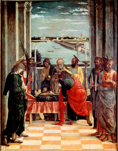 Der Tod der Jungfrau von Andrea Mantegna