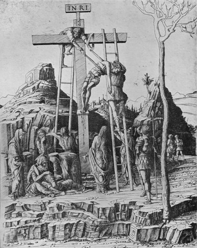 Die Kreuzabnahme, 1475 von Andrea Mantegna