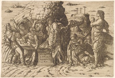 Die Grablegung von Andrea Mantegna