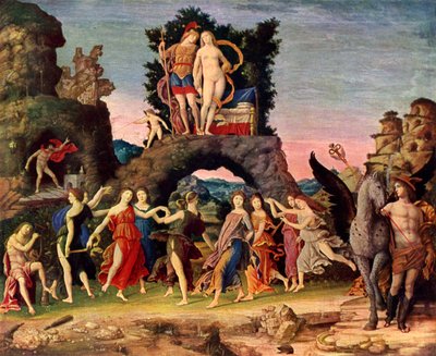 Der Parnass: Mars und Venus, 1497, 1929 von Andrea Mantegna