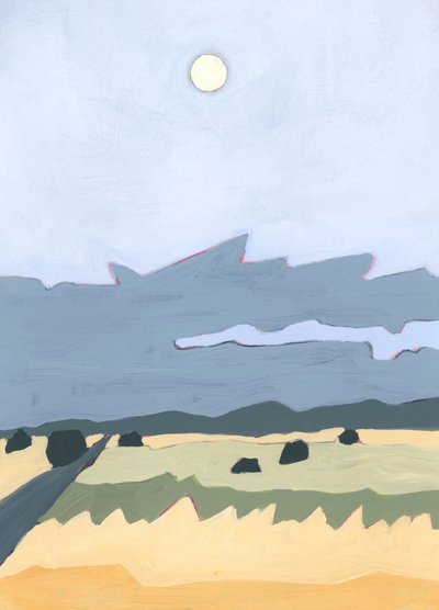 Traumlandschaft, 2024 von Andrea Mejia