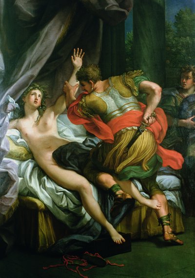 Tarquinius und Lucretia von Andrea Procaccini