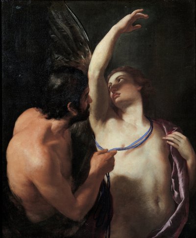 Daedalus und Ikarus, um 1645 von Andrea Sacchi