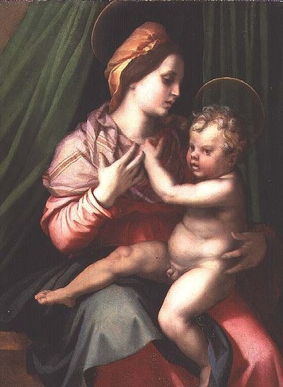 Madonna mit Kind von Andrea del Sarto