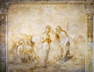 Johannes der Täufer tauft Jesus von Andrea del Sarto