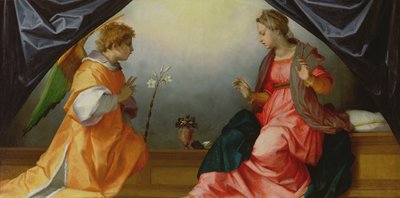 Die Verkündigung, 1528 von Andrea del Sarto