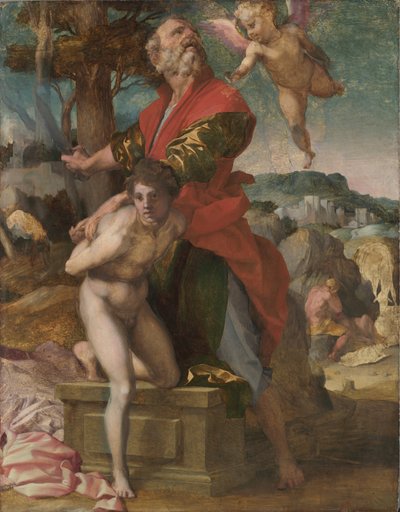 Das Opfer Isaaks, um 1527 von Andrea del Sarto