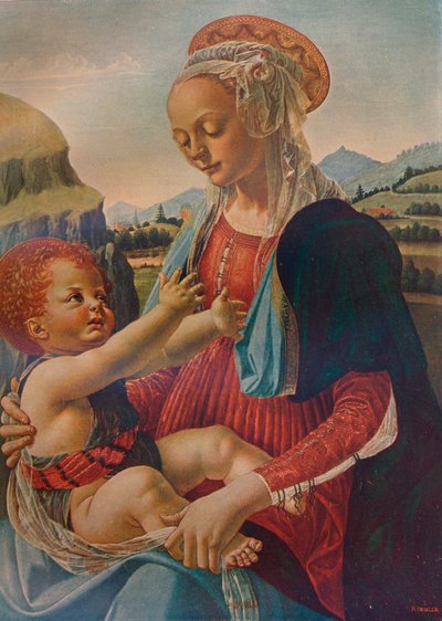 Jungfrau und Kind, ca. 1470, 1911 von Andrea del Verrocchio