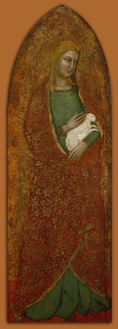 Heilige Agnes von Andrea di Bonaiuto