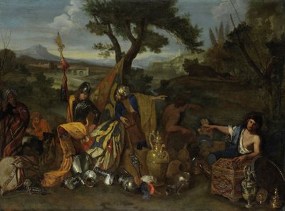 Die Hausierer, 1635-50 von Andrea di Leone