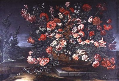 Stillleben mit Blumen von Andrea the Elder Scacciati
