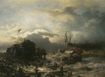 Vor Ostende von Andreas Achenbach