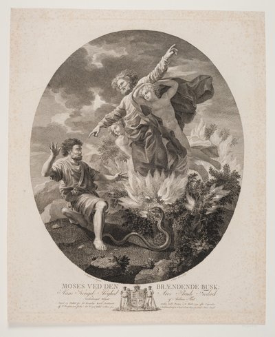 Moses mit dem brennenden Busch von Andreas Flint
