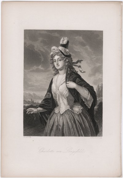 Charlotte von Lengefeld, 1850er von Andreas Johann Fleischmann
