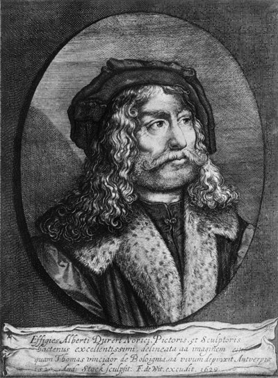 Porträt von Albrecht Dürer von Andreas Stock