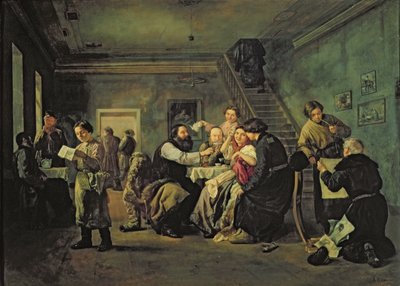 Ein Speisehaus, 1859 von Andrei Andreevich Popov