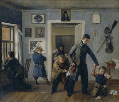In der Schule, 1854 von Andrei Andreyevich Popov