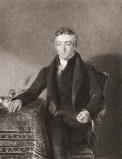 Thomas Chalmers. Porträt von Andrew (after) Geddes