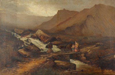 In der Nähe von Idwal, Wales von Andrew Brandish Holte