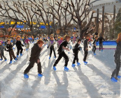 Winterwunderland, Hyde Park, London von Andrew Macara
