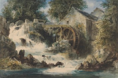 Eine oberschlächtige Mühle von Andrew Nicholl