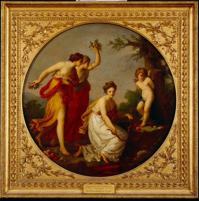 Die Entwaffnung des Amor von Angelica Kauffman