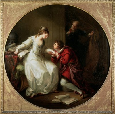 Abelard bittet um die Hand von Heloise von Angelica Kauffmann