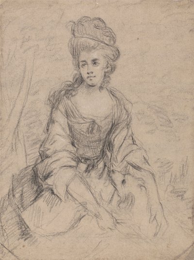 Porträt einer Dame von Angelica Kauffmann