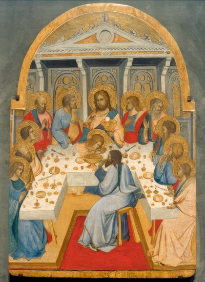 Die Einsetzung des Abendmahls von Angelo Gaddi