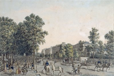 Die großen Boulevards im Jahr 1804 von Angelo after Garbizza