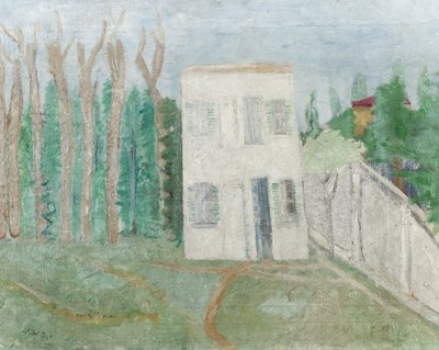 Weiße Hütte von Angelo del Bon