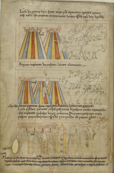 Lot und Abraham von Anglo Saxon