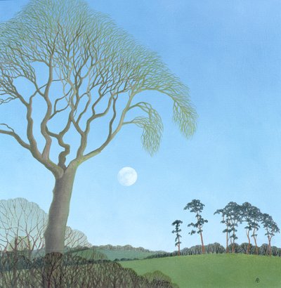 Früher Mond von Anna Phillips