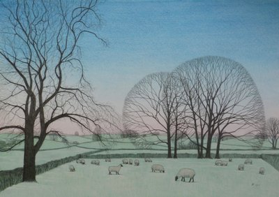 Frostiger Morgen, 2012 von Anna Phillips
