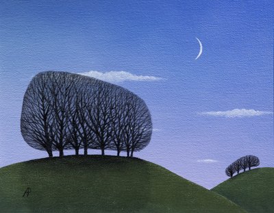 Mondaufgang, 2017 von Anna Phillips