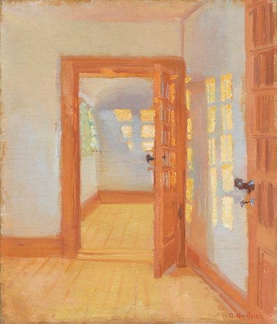 Interieur. Brøndums Anbau von Anna Ancher